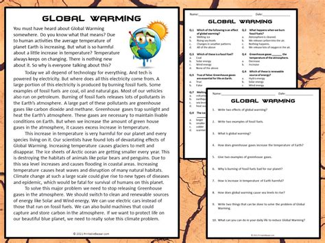Short Play Script About The Global Warming