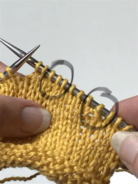 Short Rows In The Round Knitting