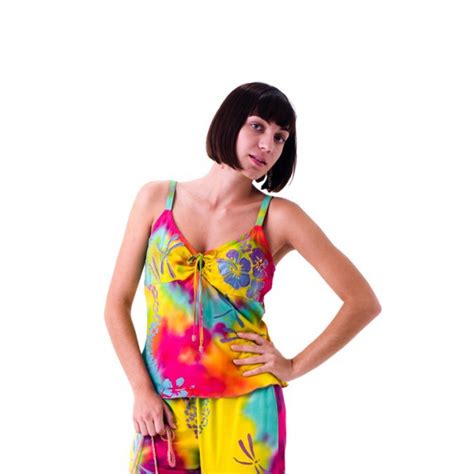 Short Spaghetti Strap Hawaiian Dress Tropical Tantrum