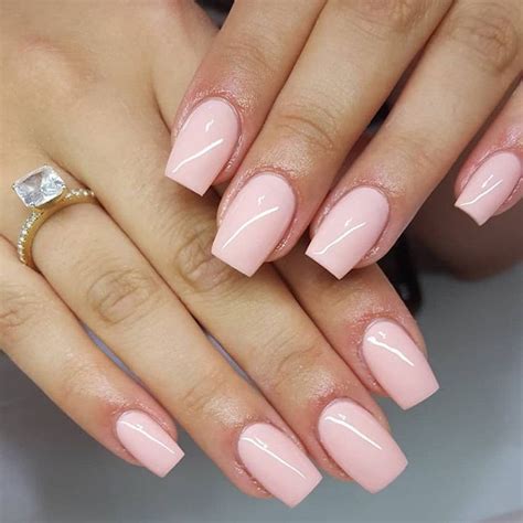 Your hands will look elegant and with a luxurious touch. #3. Short Pink Nails. If you like French manicure you can combine it with pink beautiful nail polish. Give your fingers a glamorous tint by using a glitter nail polish in order to create a subtle thin line. #4. Long Pink Nails.. Short acrylic nails pink