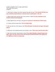 Short answer study guide questions the things they carried. - M.ju. lermontovs konzeption des literarischen helden..