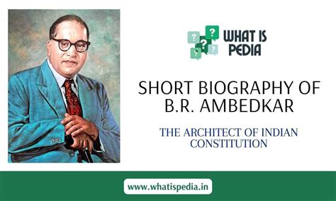 Short biography of br ambedkar biography