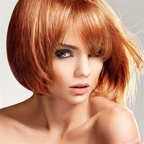 Short bob hairdo. A voluminous side-parted bob is a great style for medium-length thick hair. When it comes to a messy bob, you will want to use a large barrel curling iron, always curling away from your face. To create the most volume, use a volume mousse at the root and blow dry before styling. Finish with a texture or sea salt spray. 