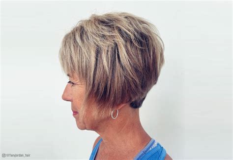 Short bob with bangs for over 60. If you’re considering changing up your short hair, two popular options to consider are the pixie cut and the bob. Both styles have been trending in recent years, and for good reaso... 
