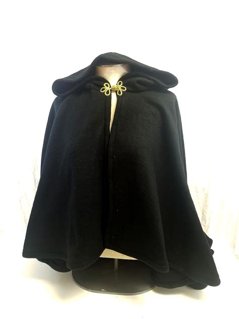 Short cloak with hood. Wool Cape Coat, Hooded Winter Cloak, Plus Size Clothing, Short Cape Cloak, Poncho Jacket with Hood, Elegant Petite Cape, Buttons Swing Coat (1.6k) Sale Price $139.87 $ 139.87 