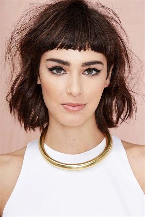 Short hairstyles long fringe. Things To Know About Short hairstyles long fringe. 