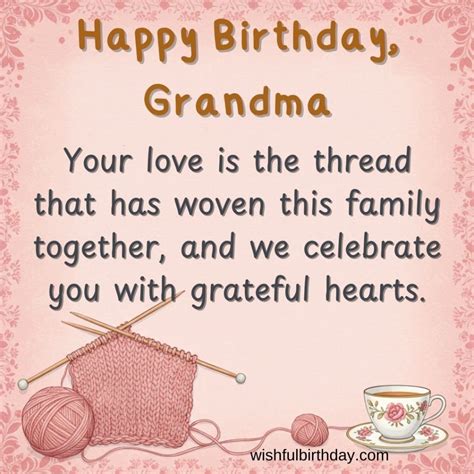 Short message for grandmother.  Use these perfect birthday messages to ...
