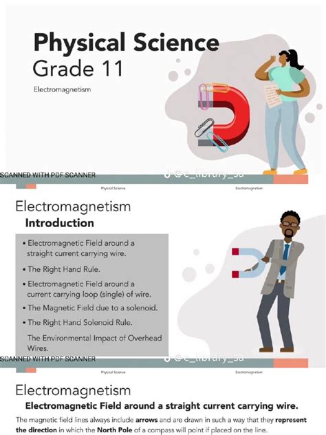 Short notes grade 11 pdf.  Electromagnetism and Electromagnetic Induction...
