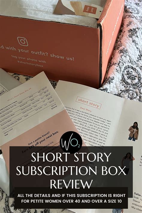 Short story box reviews. Nov 6, 2023 · That’s why I was so excited to discover Short Story, a personalized subscription styling service just for petite women. As someone pivoting from consulting into the startup world, the fact that Short Story is a female-founded startup makes this even more special! Disclosure: This post is sponsored by Short Story. All opinions and ideas are ... 