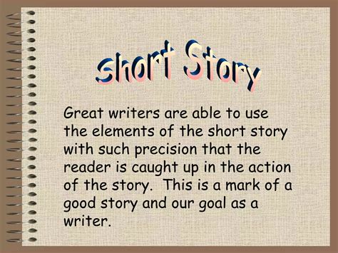Short story in powerpoint version