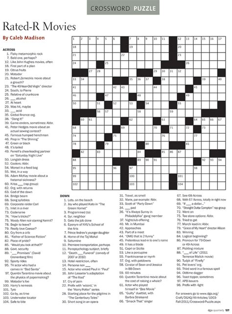 TV installment -- Find potential answers to this crossword clue at crosswordnexus.com. Crossword Nexus. Show navigation Hide navigation. ... People who searched for this clue also searched for: Switch sides Obedience school order Southeast Asia …