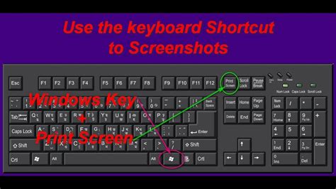 Shortcut for screenshot in pc