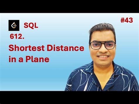 Shortest distance in a plane leetcode.  LeetCode 612: Shortest Distance in a Pl...