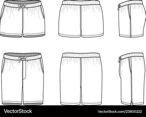 Shorts Blank Template