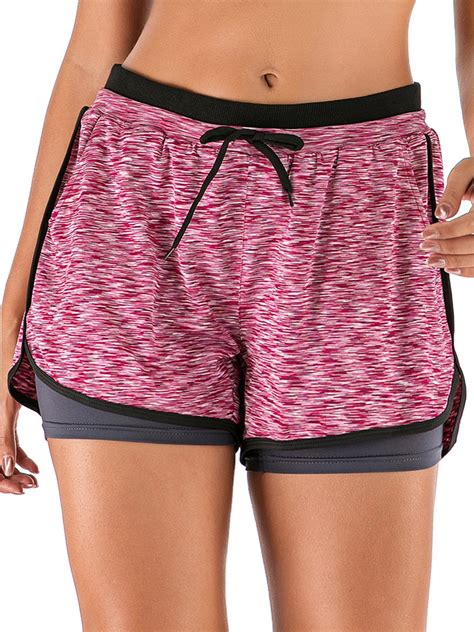 Shorts for workout. Made with quick dry and moisture-wicking finishes, helping you stay comfortable and cool while you workout. This honeycomb texture knit fabric has a 4 way gentle stretch for full flexibility during wear. BASKETBALL SHORTS: Mix and match your wardrobe with these effortless shorts, perfect for the studio or everyday comfort. 