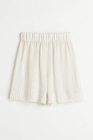 Shorts med høy midje til dame Shop online H&M NO