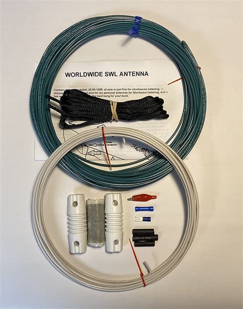 Shortwave, SWL, AM, OC, Basic Longwire Antenna Kit. 100 FEET