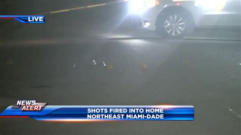 Shots fired into window of occupied home in NE Miami-Dade, sources say; no injuries reported