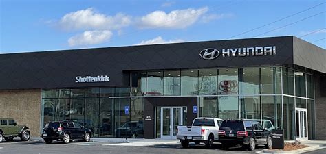 Read reviews by dealership customers, get a map and directions, contact the dealer, view inventory, hours of operation, and dealership photos and video. Learn about Shottenkirk Hyundai in.... 