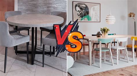 Should I get a round or rectangular dining table