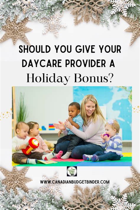 Should You Give Your Daycare Provider a Holiday Bonus?