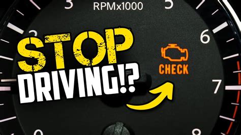 Should You Stop Driving With The Check Engine Light On Blinking …