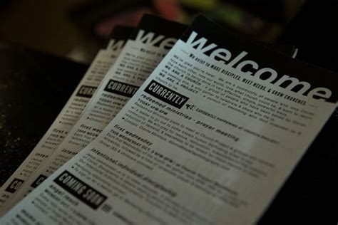 Should Your Church Print Weekly Bulletins? - ChurchLeaders