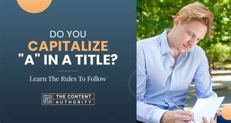 Should a be capitalized in a title. The web page explains the basic rules and exceptions for capitalizing titles in different contexts, such as books, articles, and songs. It covers the first and last words, verbs, pronouns, nouns, adjectives, … 