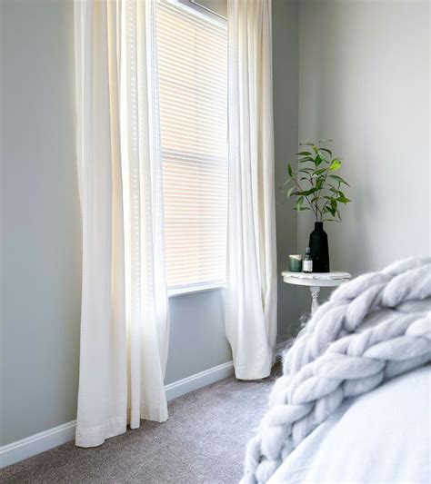 Should curtains touch the floor. For the ideal middle ground, curtains should hover just above the floor. To find the right curtain length, measure from the floor to where you’ll hang the rod (usually 4 to 6 inches above the window frame). Is it OK if my curtains don’t touch the floor? If you’re looking for a modern look, leaving a gap between your curtains and the floor ... 
