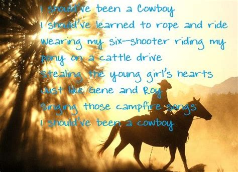 Should of been a cowboy lyrics. Things To Know About Should of been a cowboy lyrics. 