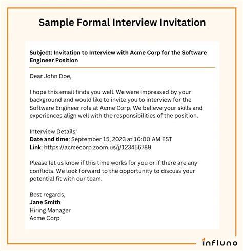 Should you reply to interview invite.  You’ll also find helpful examples tailored for diffe...