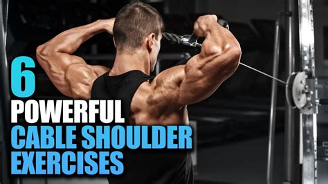 Shoulder exercises cable.  Build strong, defined Learn how to use cables to target all th...