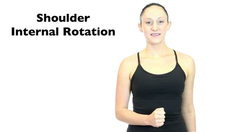 Shoulder internal rotation. TSAOG Physical Therapist Cheryl Obregon demonstrates the Shoulder External Rotation Stretch. Visit www.TSAOG.com for more information.Transcript:As you do th... 