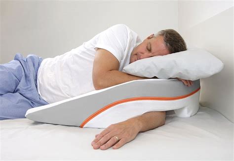 Shoulder pain pillow side sleeper. Most tummy sleepers like to place their arms under a pillow, which creates an awkward angle in the shoulder area and causes pain. But a thin and moldable pillow can help you put your arms in a comfortable position, thereby reducing the pain. For switching to back sleeping: Place a pillow under your lower back area. 