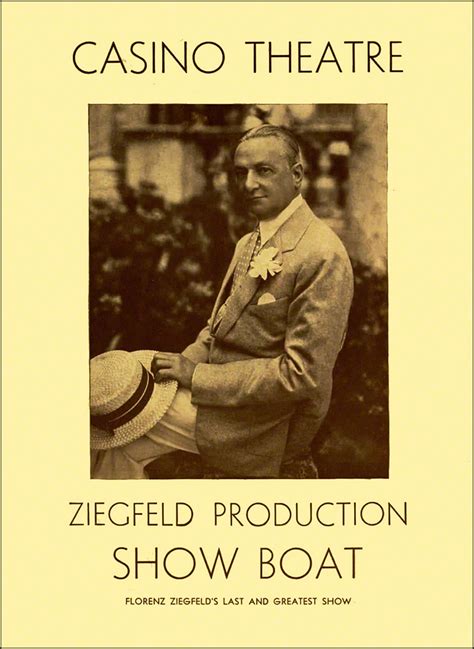 Show Boat (Broadway, Ziegfeld Theatre, 1927) Playbill