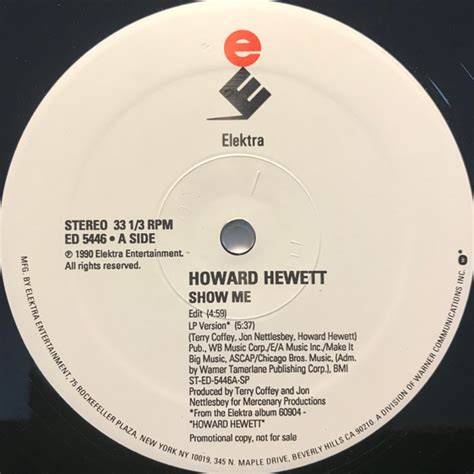 Show Me MP3 Song Download by Howard Hewett (Howard Hewett) Listen Show ...