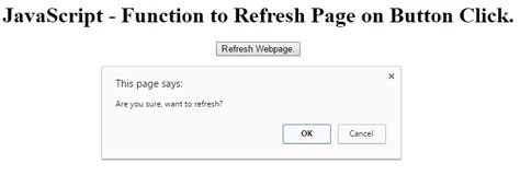 Show alert on page refresh javascript.  This will allow you to run a function tha...