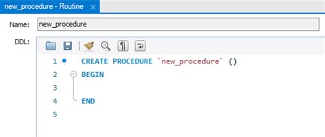 Show create procedure mysql