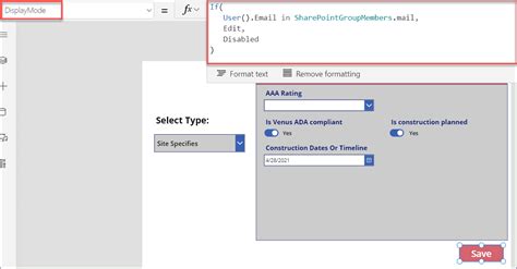 Show hide fields based on dropdown selection PowerApps (2 Examples