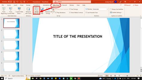 Show slide powerpoint