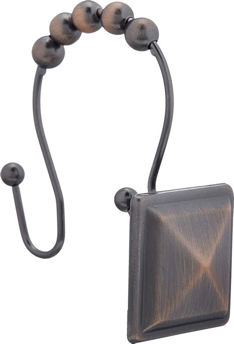 Shower Curtain Hooks, Oil Rubbed Bronze Shower Hooks …