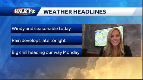 Showers today, fall-like and breezy tomorrow