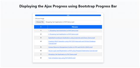 Showing progress The complete jQuery tutorial.