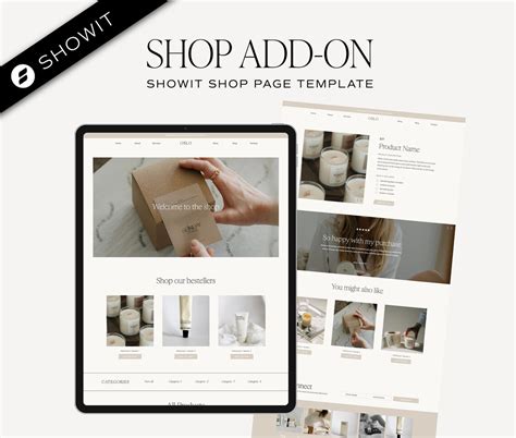 Showit Template Shop