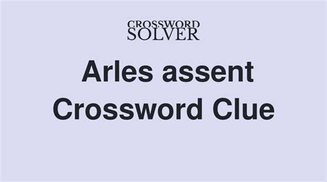 The Crossword Solver found 30 answers to "showing assent", 7 letters crossword clue. The Crossword Solver finds answers to classic crosswords and cryptic crossword puzzles. Enter the length or pattern for better results. Click the answer to find similar crossword clues . Enter a Crossword Clue.. 