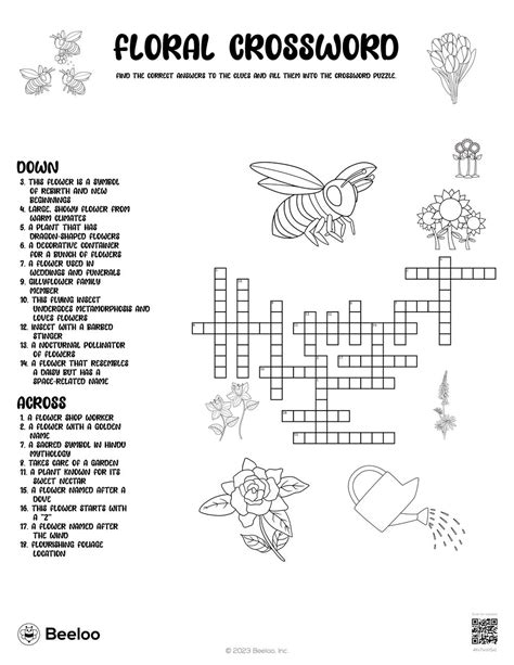 Showy Flower Crossword Clue