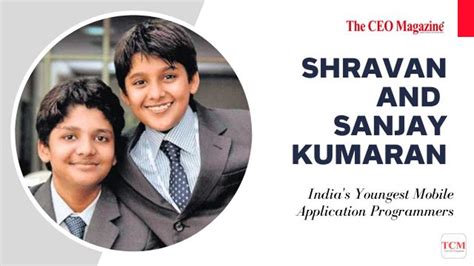 Shravan kumaran and sanjay kumaran biography definitions and examples