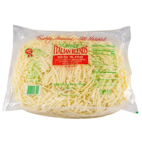 Shredded provolone cheese. This pack of shredded cheese contains approximately two cups of a tasty blend of shredded provolone and low-moisture part-skim mozzarella cheeses — a perfect topping for pastas, pizzas, salads and more. Sprinkle on your homemade lasagna, or add extra flavor to a bowl of boxed mac and cheese. Either way, you'll love the mellow yet distinct ... 