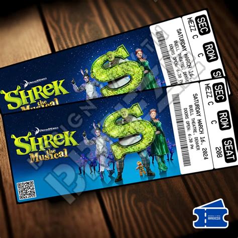 Shrek - The Musical Tickets & 2024-2024 Musical Schedule