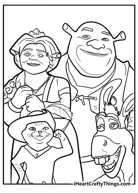 Shrek Coloring Shee